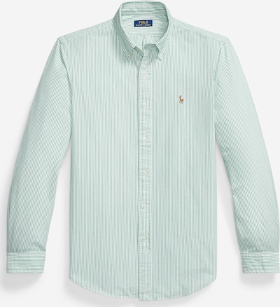 Marškiniai 'CLASSIC' iš Polo Ralph Lauren, spalva – šviesiai žalia / balta, Prekių apžvalga