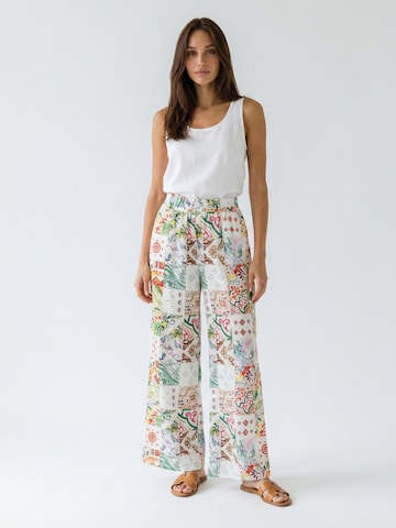 Wide leg Pantaloni 'Johnny Palazzo Silk Pants' di Introvertie VIENNA in colori misti: frontale
