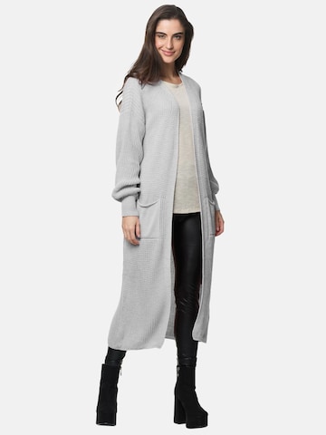 Elara Gebreide mantel in Grijs