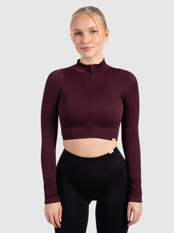 Smilodox Training jacket ' Slim Zeya ' in Purple: front