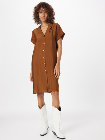 s.Oliver BLACK LABEL Sukienka koszulowa w kolorze brązowy