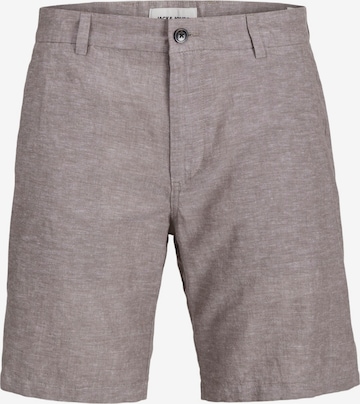 Pantalon chino 'JPStace JJSummer' JACK & JONES en marron : devant