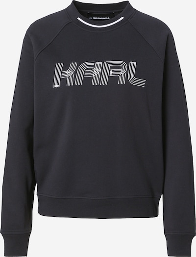 Karl Lagerfeld Collegepaita 'ATHLEISURE' värissä musta / valkoinen, Tuotenäkymä