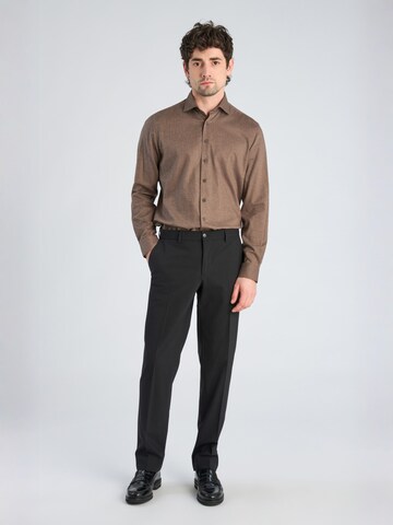 Regular fit Camicia di Lindbergh in beige