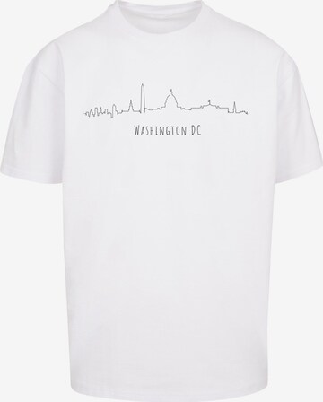 Merchcode Shirt 'Washington' in Wit: voorkant