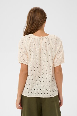 SAINT TROPEZ Bluse 'RafaelleSZ' in Beige
