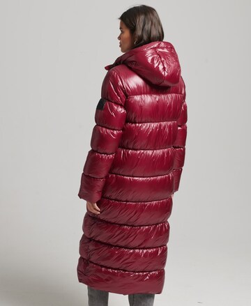 Superdry Winter Coat in Red