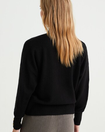WE Fashion Пуловер в черно