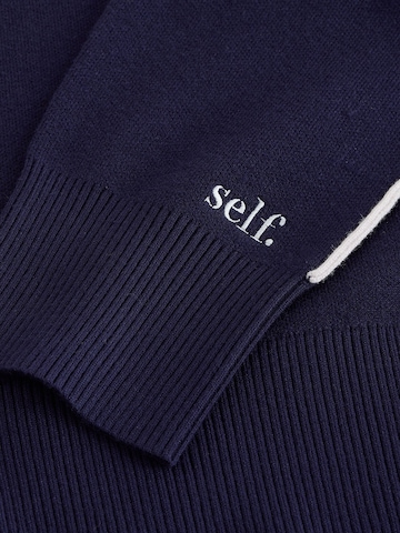 self. Sweater in Blue
