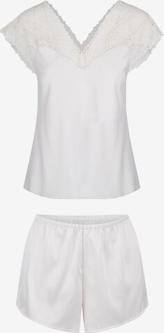 LingaDore Pajama in White: front