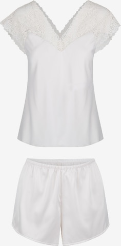 LingaDore Pajama in White: front