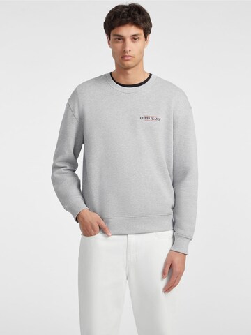 GUESS JEANS Sweatshirt in Grey: front