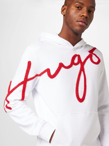 HUGO Red Sweatshirt 'Dokapi' in Weiß