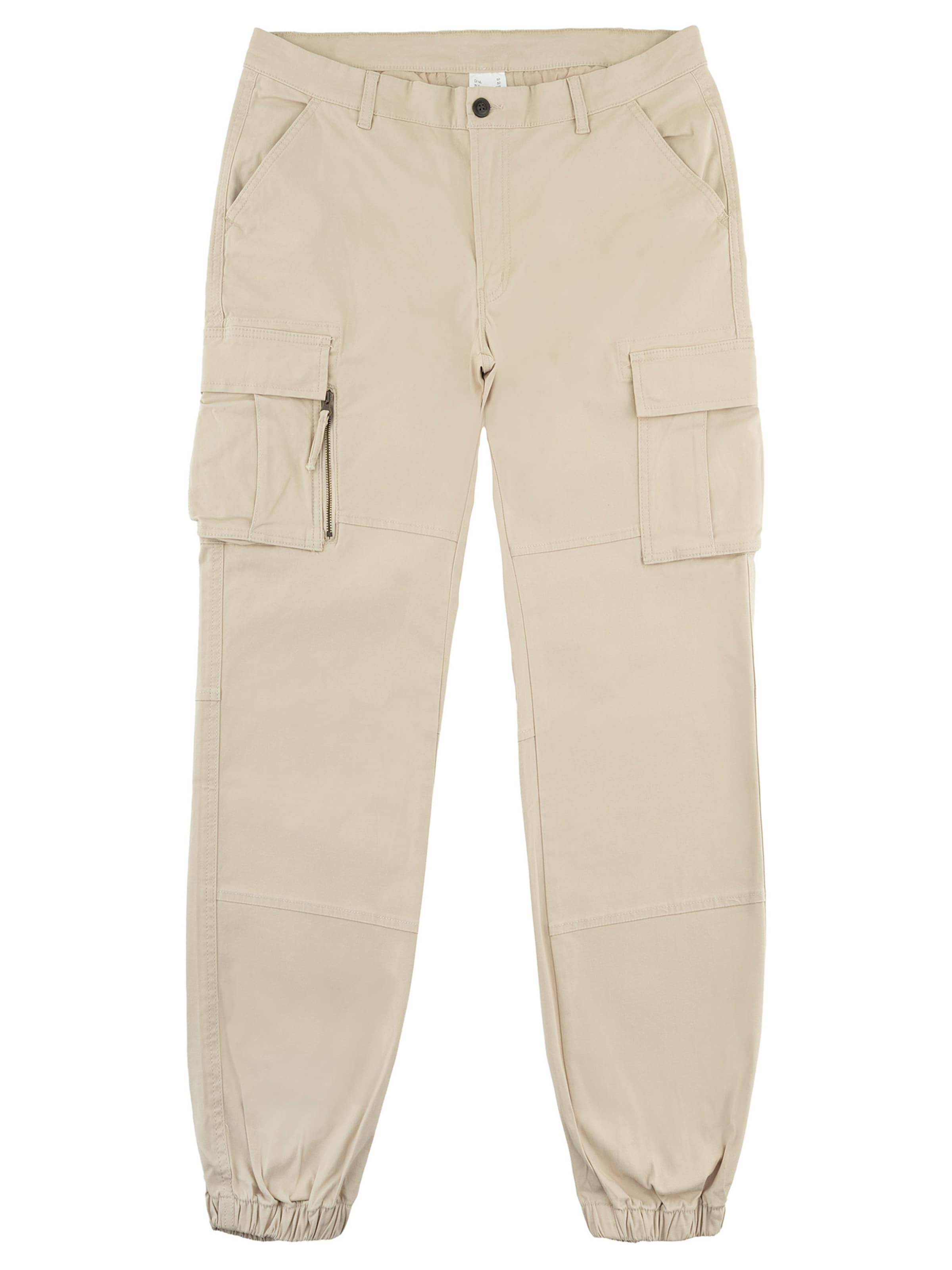 Mill&Tailor Tapered Jeans in Beige: voorkant