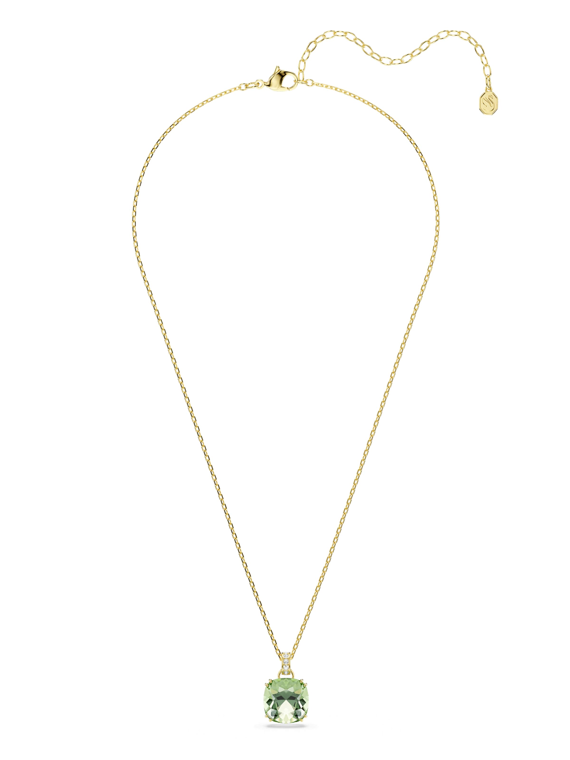 Swarovski Chaîne 'MILLENIA' en One Size en or / kiwi, Vue avec produit