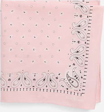 Foulard 'ICONS' Polo Ralph Lauren en rose : devant