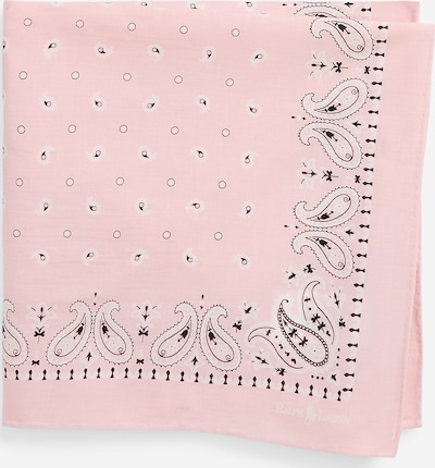 Polo Ralph Lauren Foulard 'ICONS' en rose / noir / blanc, Vue avec produit