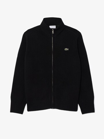 LACOSTE Sweatjacke in Schwarz