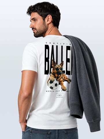 Neverless Shirt 'Pub Champion'‌‌ in Weiß