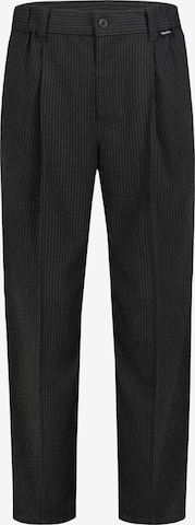 Sublevel Wide Leg Chinohose in Schwarz: Vorderseite