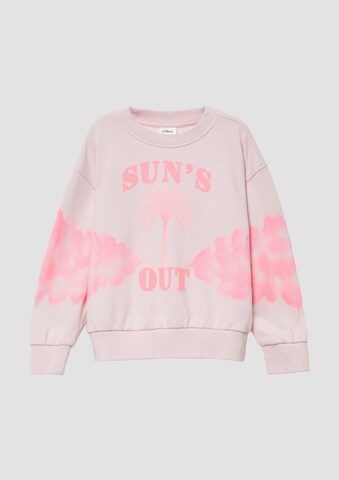 Sweat-shirt s.Oliver en rose