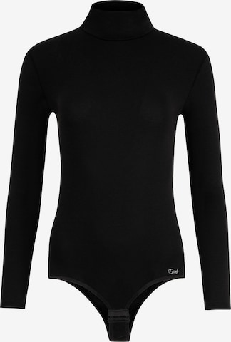 Evoni Bodysuit in Black: front