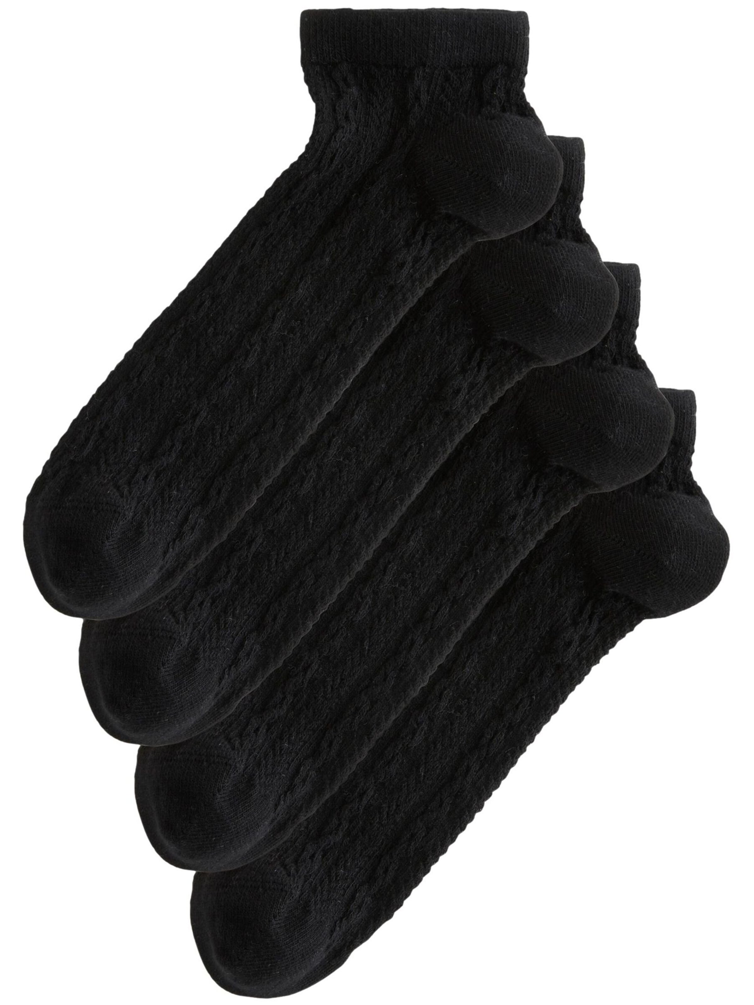 Next Къси чорапи в черно: отпред