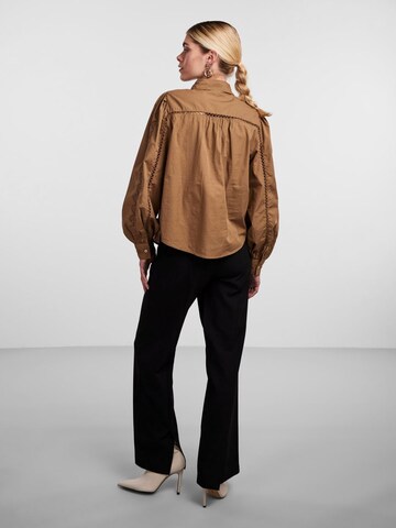 Camicia da donna 'Kenora' di YAS in marrone