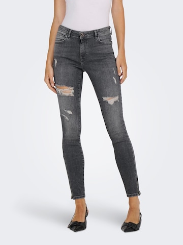 ONLY - Skinny Vaquero 'KENDELL' en gris: frente