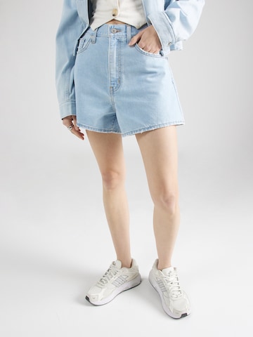 LEVI'S ® Regular Jeans 'High Waisted Mom Short' in Blue: front