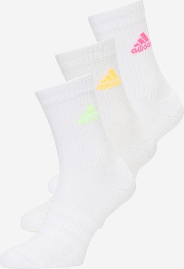 ADIDAS SPORTSWEAR Sportsockor 'Cushioned Crew ' i gul / mint / rosa / vit, Produktvy