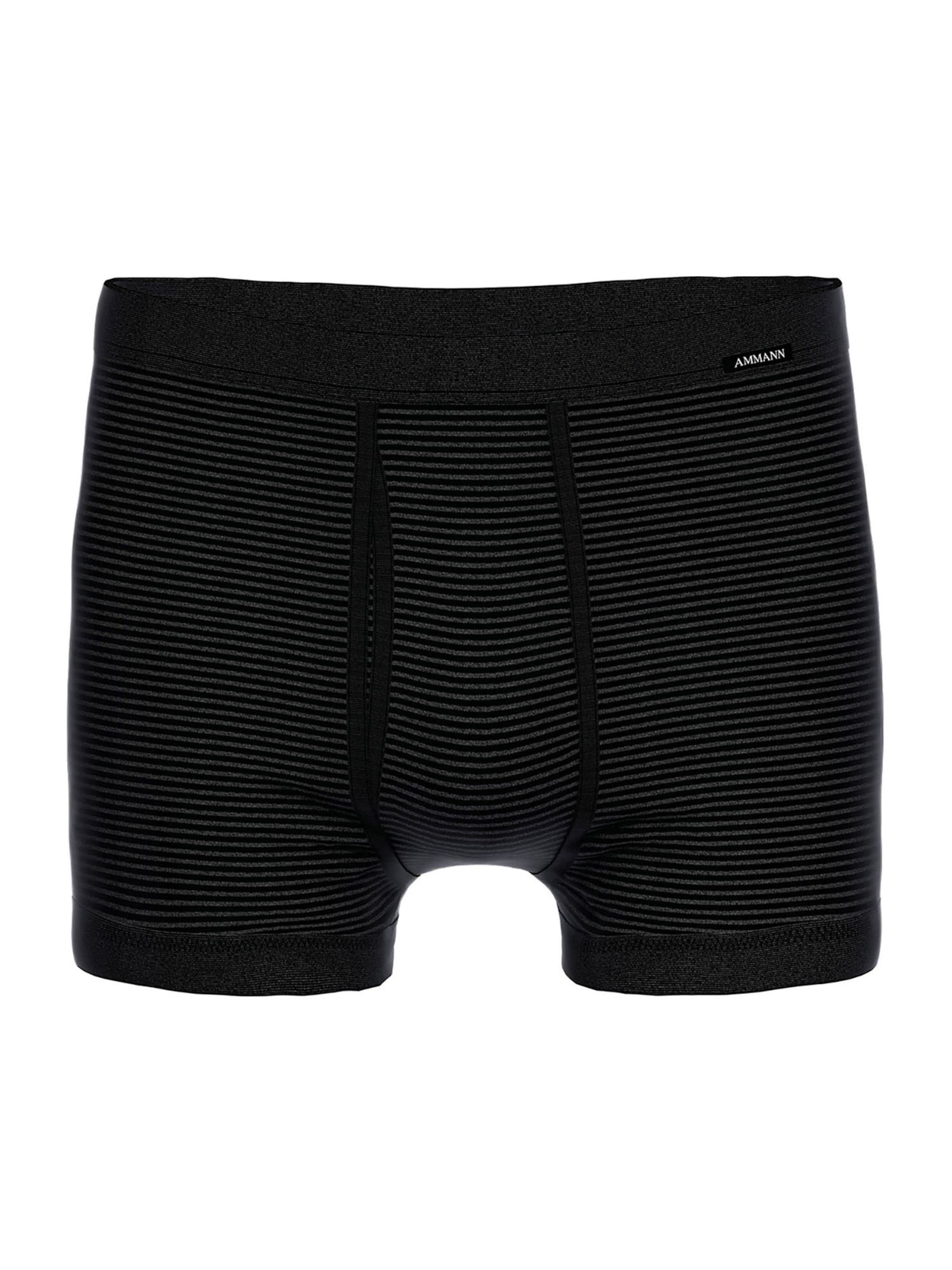 Ammann Boxer shorts 'Day Classic / Jeans Feinripp' in Grey: front