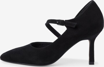 TAMARIS Дамски обувки на ток с отворена пета в черно