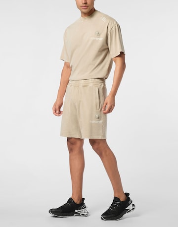 Plein Sport Regular Broek in Beige