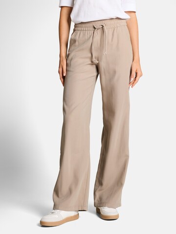 TOM TAILOR Wide Leg Hose in Grau: Vorderseite