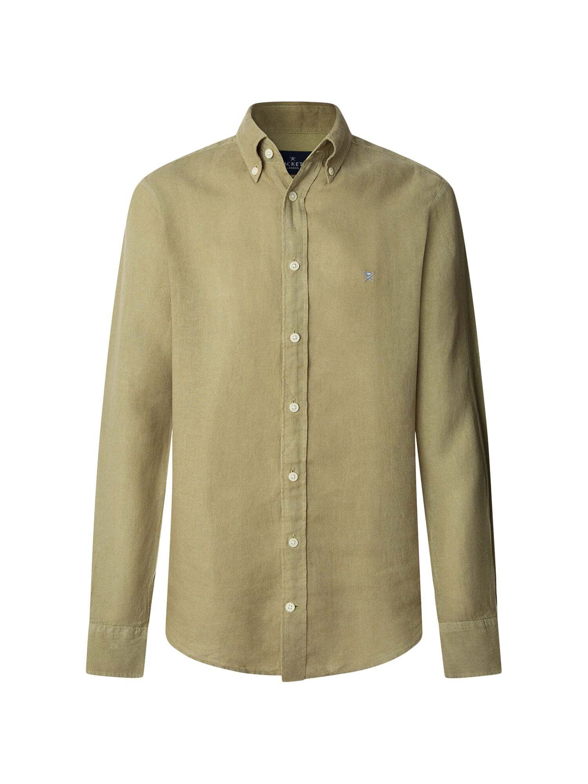 Hackett London Button Up Shirt 'Ess' in Green: front