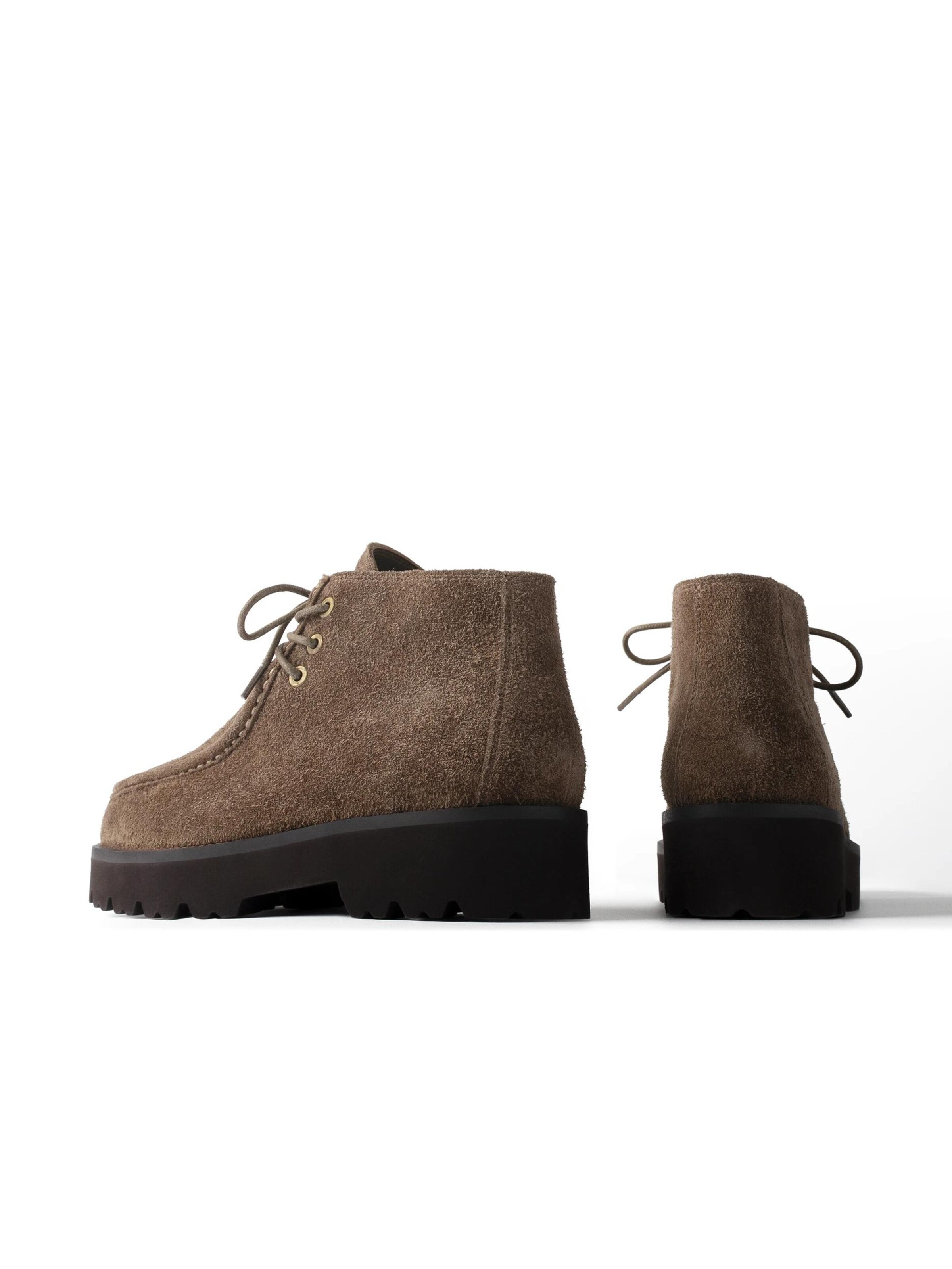 Cizme glezne 'FROSTY MORNING WALK' de la L37 HANDMADE SHOES pe maro