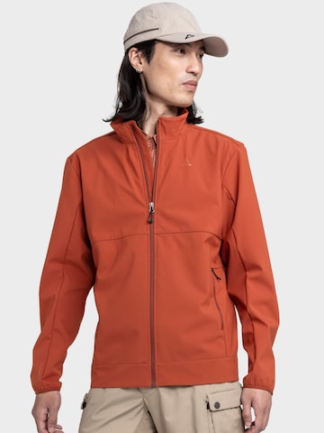 Veste outdoor Schöffel en rouge : devant