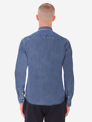 Distretto12 Regular fit Overhemd in Blauw