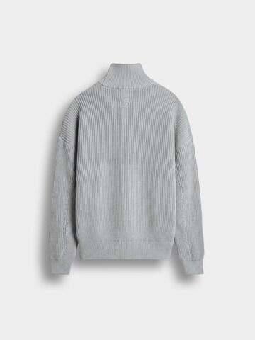 Burocs Knit Cardigan in Grey