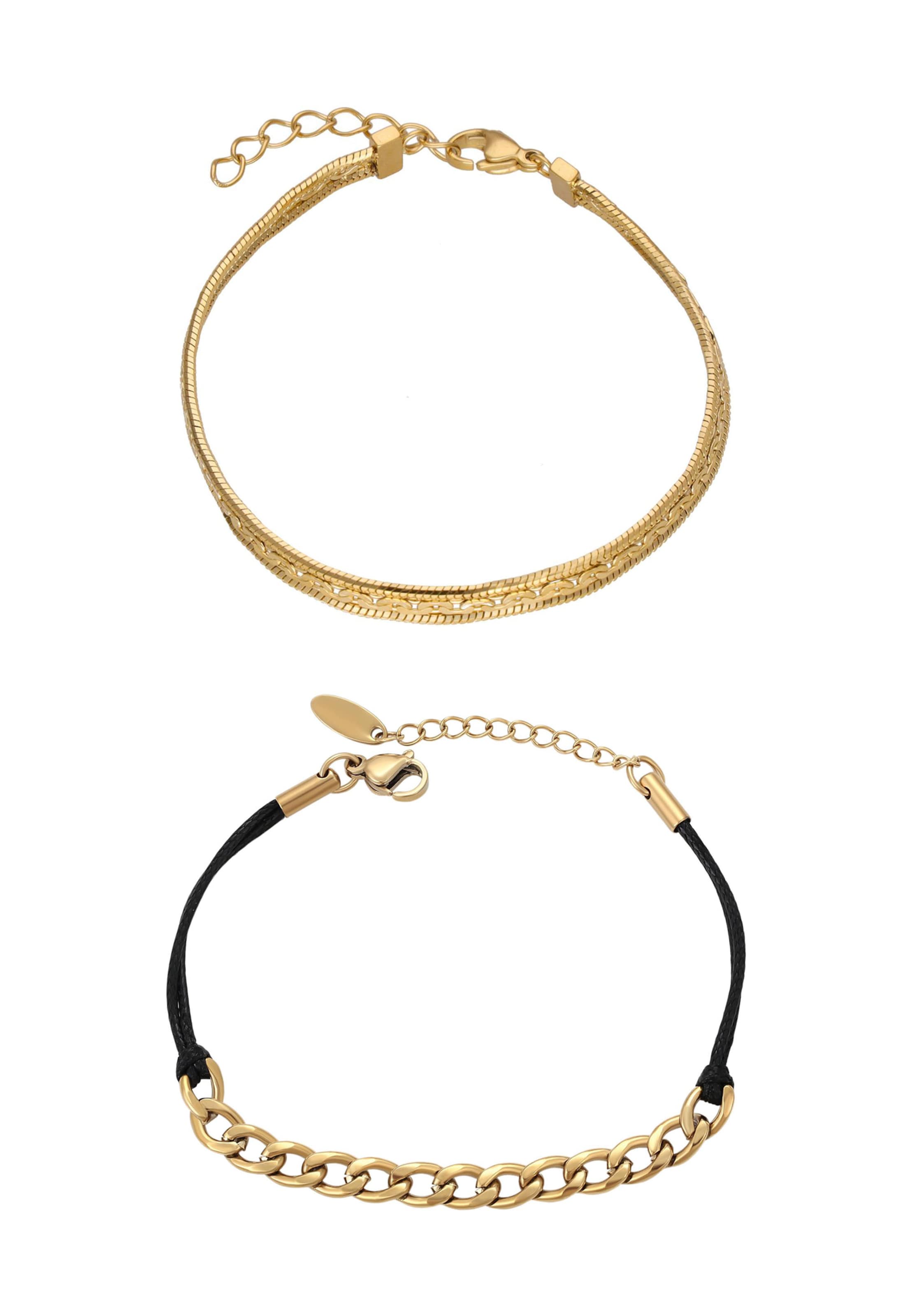 faina - Pulsera en oro: frente
