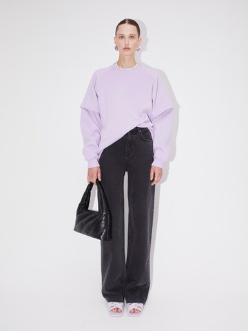 Sweat-shirt 'Pernilla' LeGer by Lena Gercke en violet