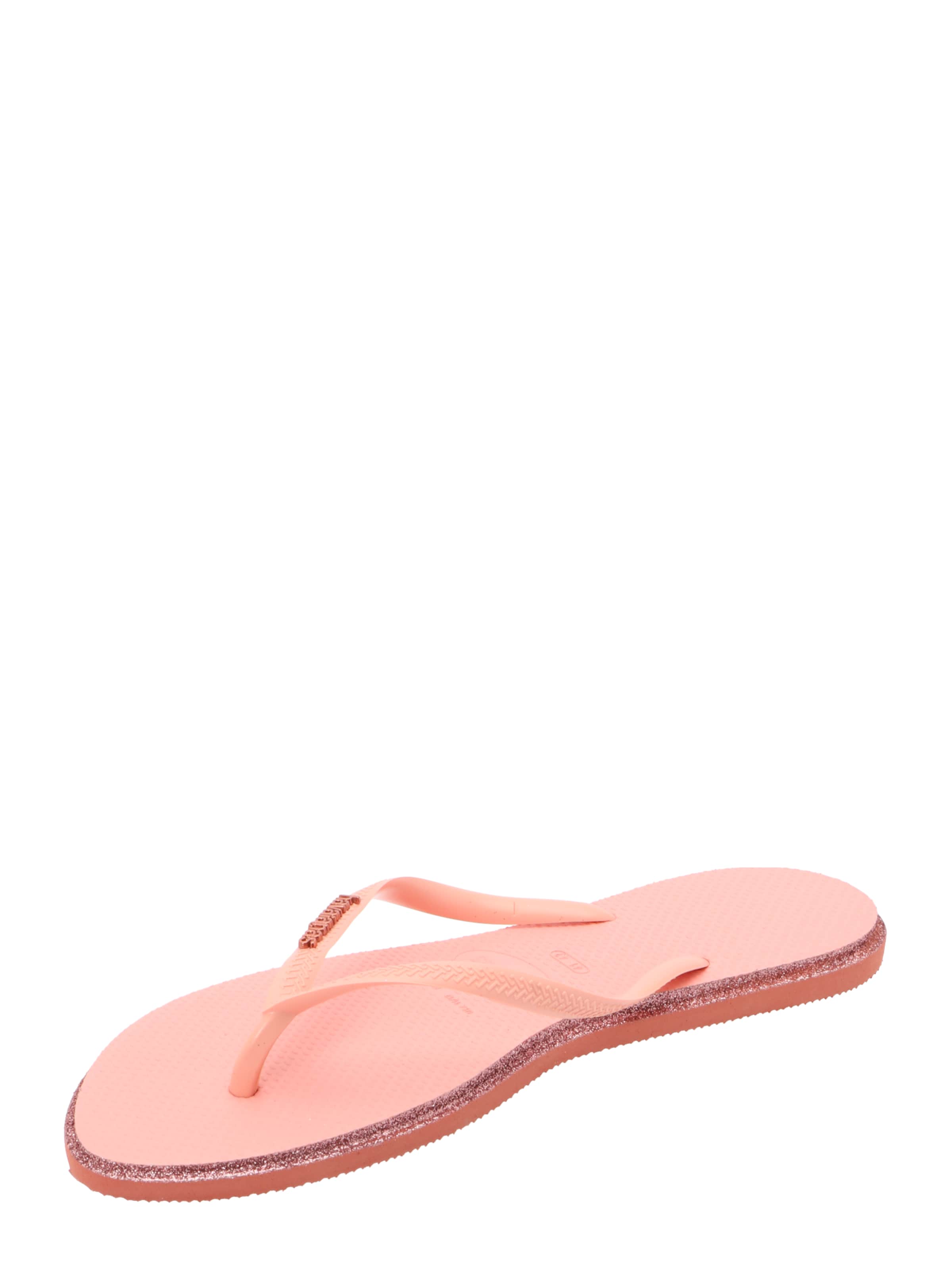 Mule 'SLIM POINT GLITTER' HAVAIANAS en rose : devant