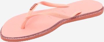 rožinė HAVAIANAS Šlepetės 'SLIM POINT GLITTER': priekis