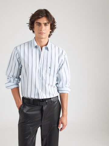 Regular fit Camicia di Lindbergh in blu: frontale