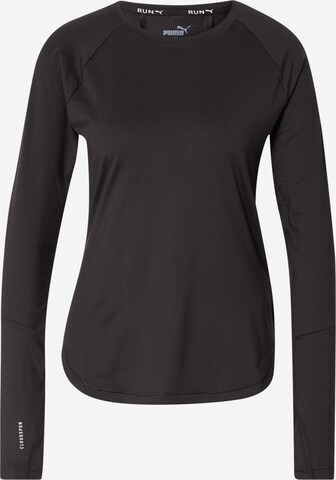PUMA Funksjonsskjorte i svart: forside