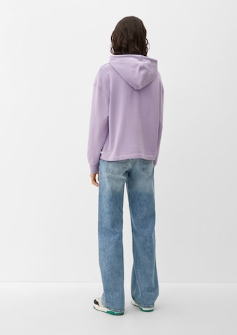 Sweat-shirt QS en violet