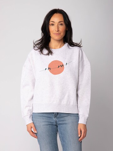 Sweat-shirt 'Countryside 01 ' Watapparel en gris : devant