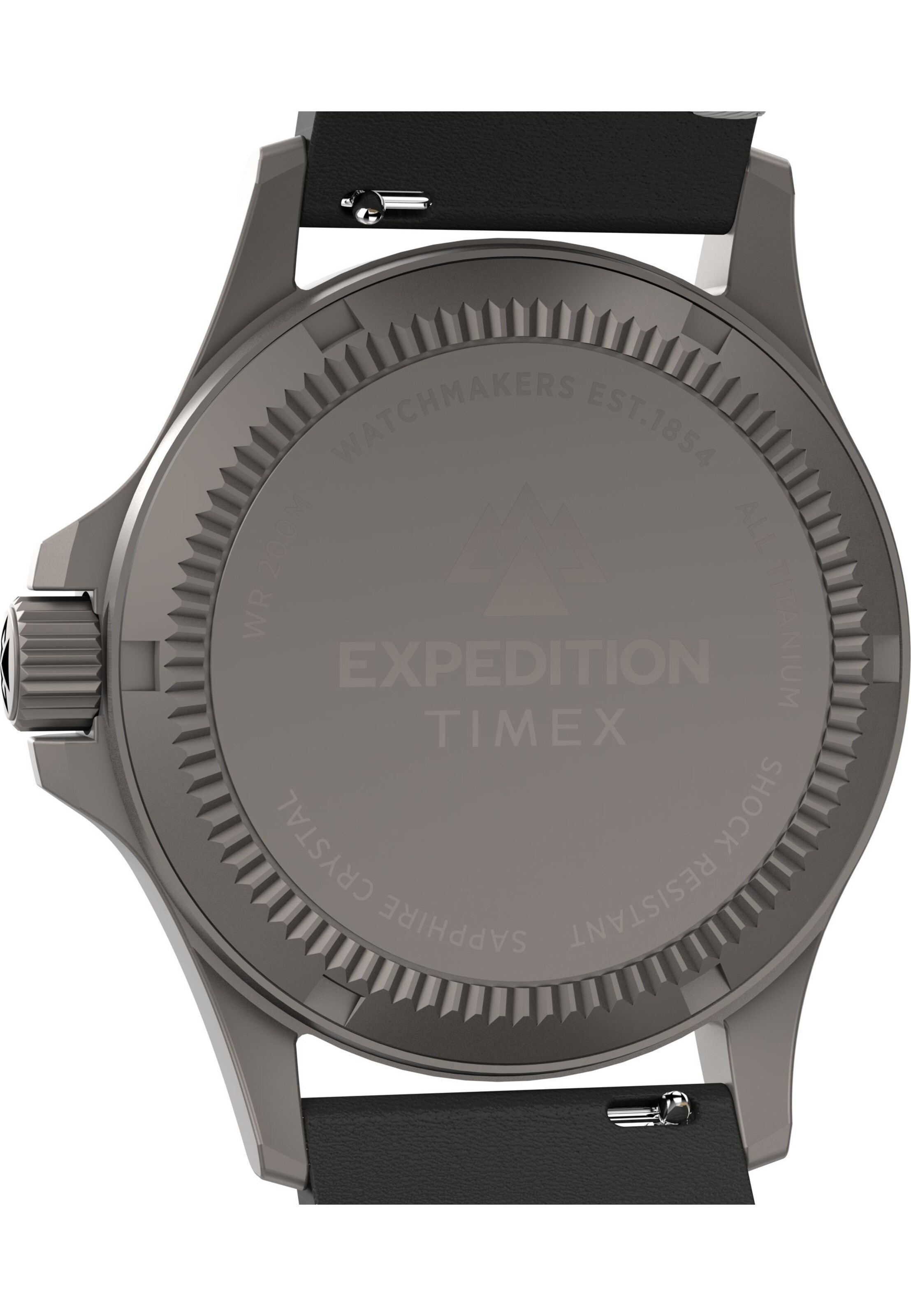 TIMEX Uhr 'Expedition Titanium' in Schwarz