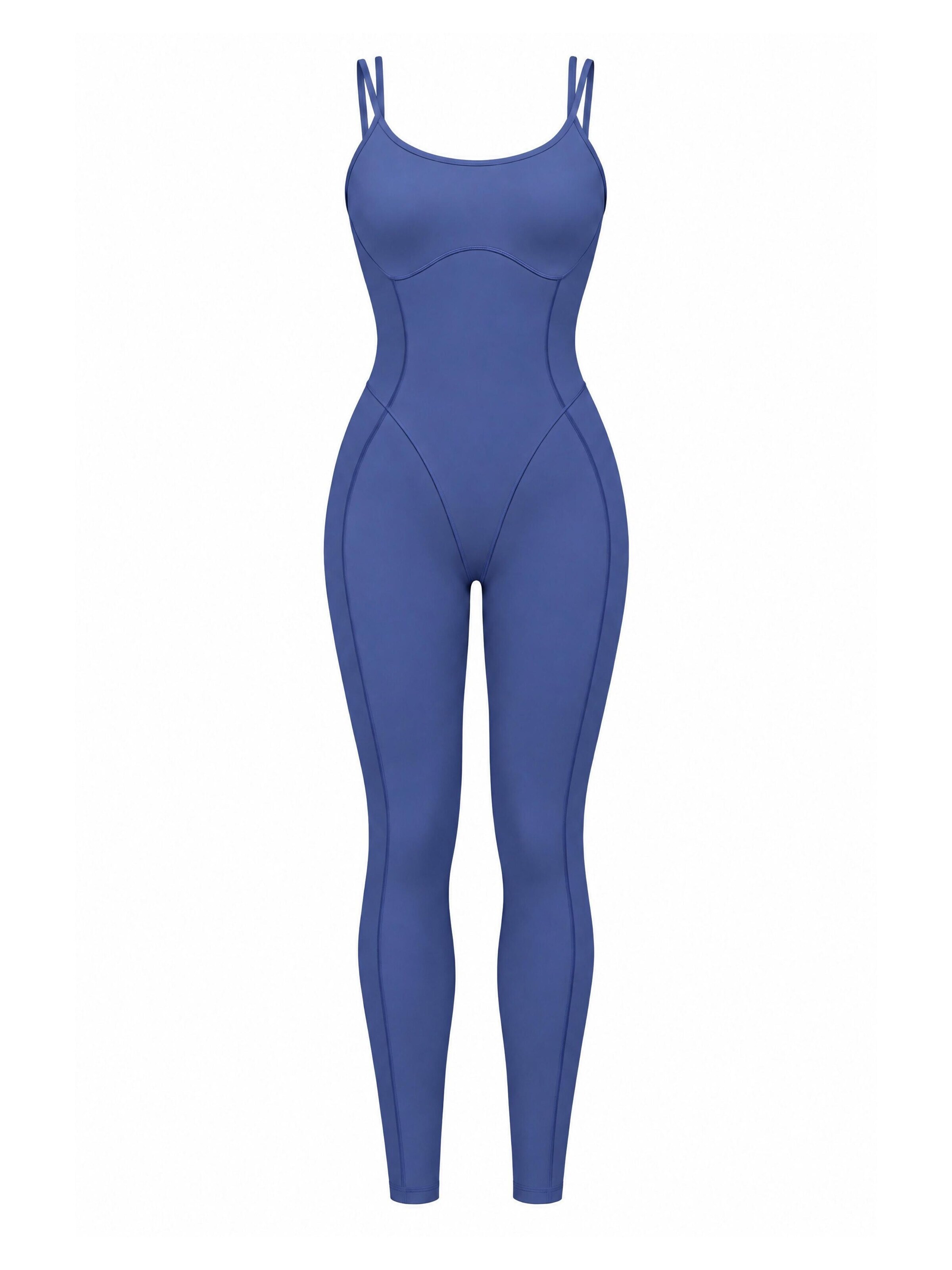 FemmeTone Jumpsuit 'Silvana'‌‌‌‌‌‌‌‌‌‌ in Blau: Vorderseite